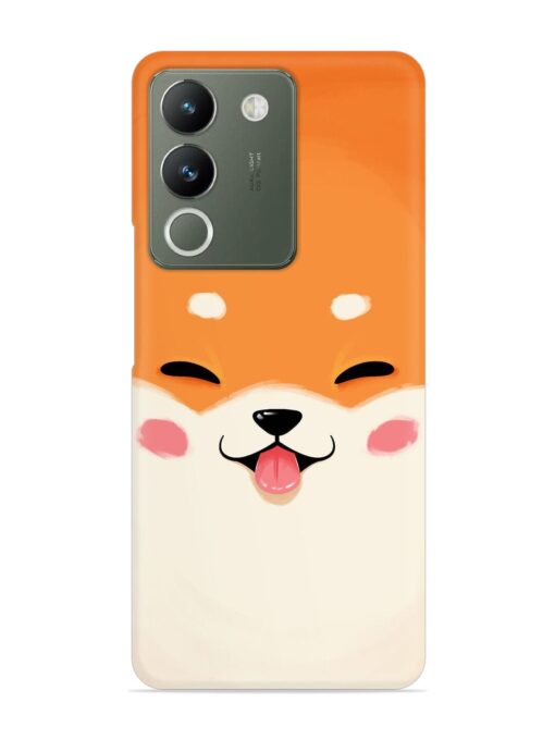 Cute Dog Face Vector Snap Case for Vivo Y200 (5G) Zapvi