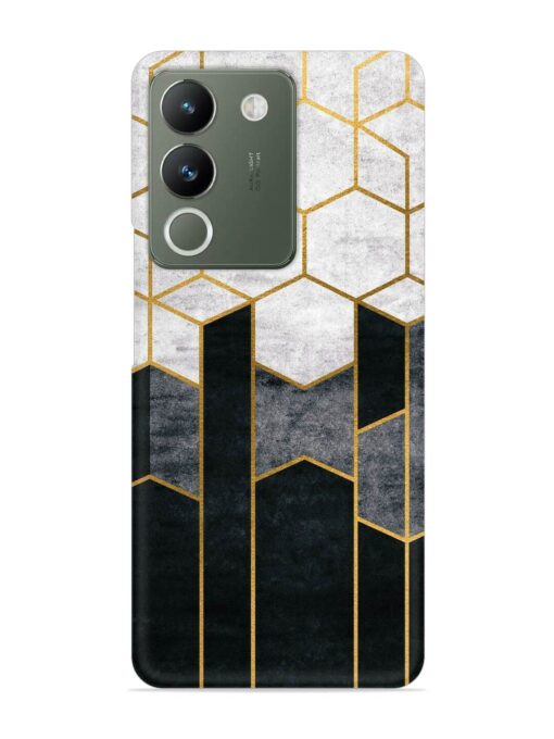 Cube Marble Art Snap Case for Vivo Y200 (5G) Zapvi