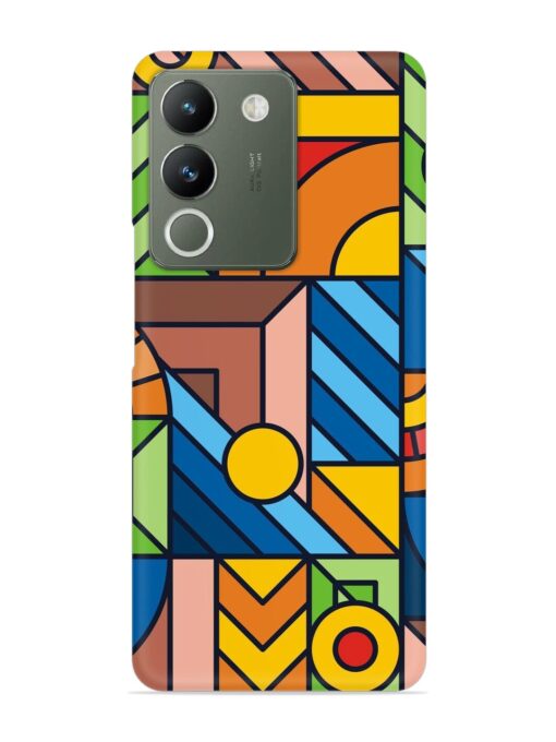 Colorful Geometric Snap Case for Vivo Y200 (5G)