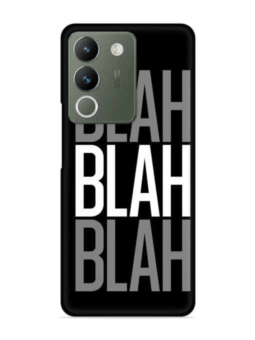 Blah Blah Blah Wallpaper Snap Case for Vivo Y200 (5G) Zapvi