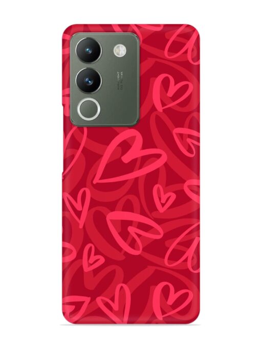 Seamless Romantic Pattern Snap Case for Vivo Y200 (5G) Zapvi