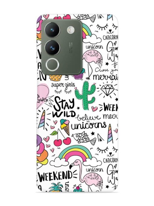 Unicorn Ice Cream Snap Case for Vivo Y200 (5G) Zapvi