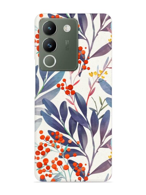 Seamless Floral Pattern Snap Case for Vivo Y200 (5G) Zapvi