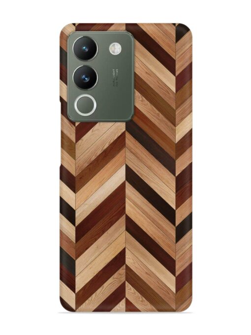 Seamless Wood Parquet Snap Case for Vivo Y200 (5G) Zapvi