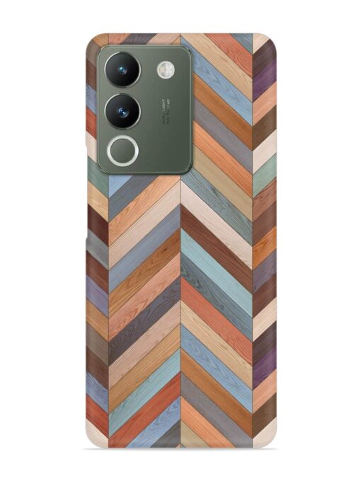 Seamless Wood Parquet Snap Case for Vivo Y200 (5G)