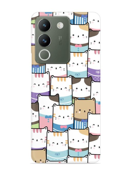 Cute Adorable Cat Snap Case for Vivo Y200 (5G) Zapvi