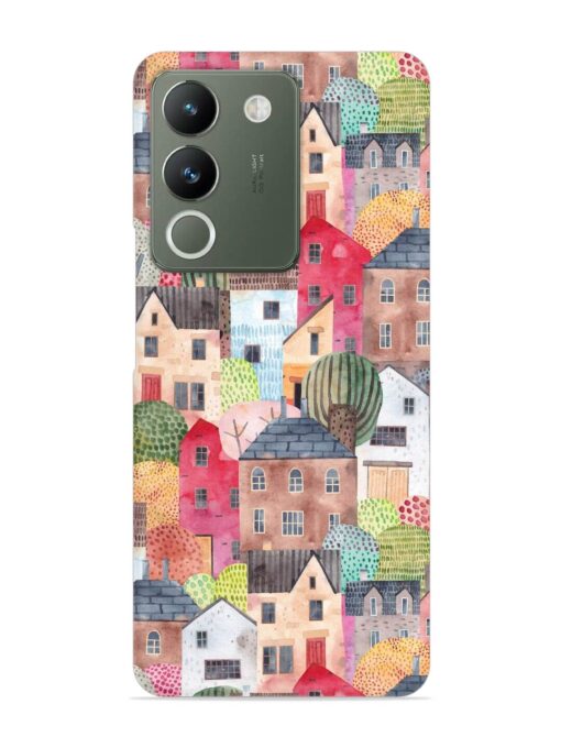 Abstract Seamless Pattern Snap Case for Vivo Y200 (5G) Zapvi