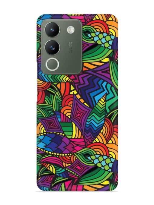 Abstract Multicolor Seamless Snap Case for Vivo Y200 (5G) Zapvi