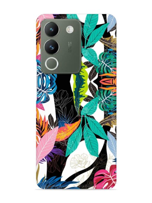 Floral Pattern Bright Snap Case for Vivo Y200 (5G) Zapvi