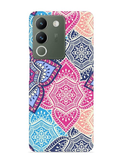 Ethnic Floral Seamless Snap Case for Vivo Y200 (5G) Zapvi