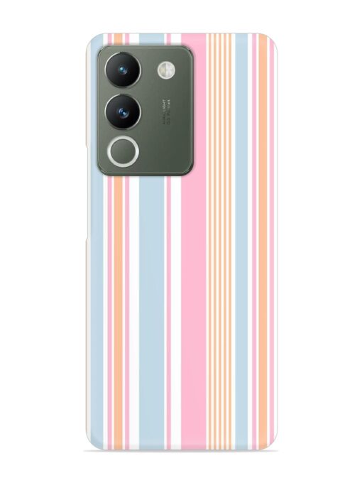 Stripe Seamless Pattern Snap Case for Vivo Y200 (5G) Zapvi