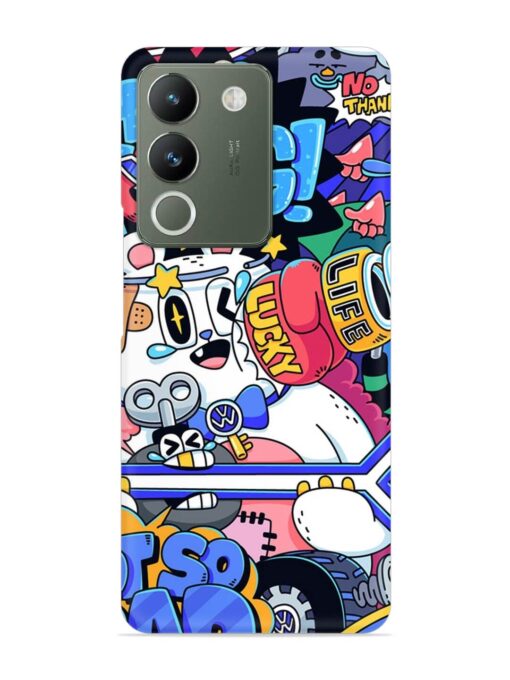 Universal Doodle Snap Case for Vivo Y200 (5G) Zapvi