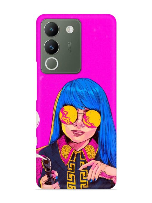 Aesthetic Anime Girl Snap Case for Vivo Y200 (5G) Zapvi