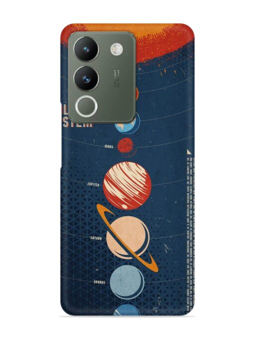 Solar System Vector Snap Case for Vivo Y200 (5G) Zapvi