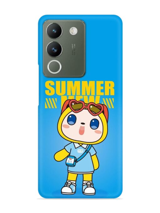 Summer Mew Cartoon Snap Case for Vivo Y200 (5G) Zapvi