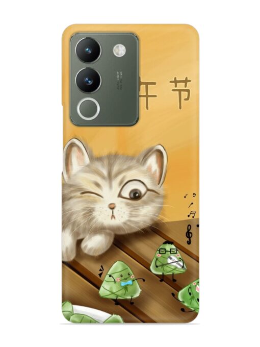 Cat Scorpion Dancing Snap Case for Vivo Y200 (5G) Zapvi