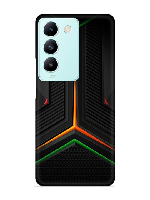 Orange Triangle Light Snap Case for Vivo Y200E (5G)