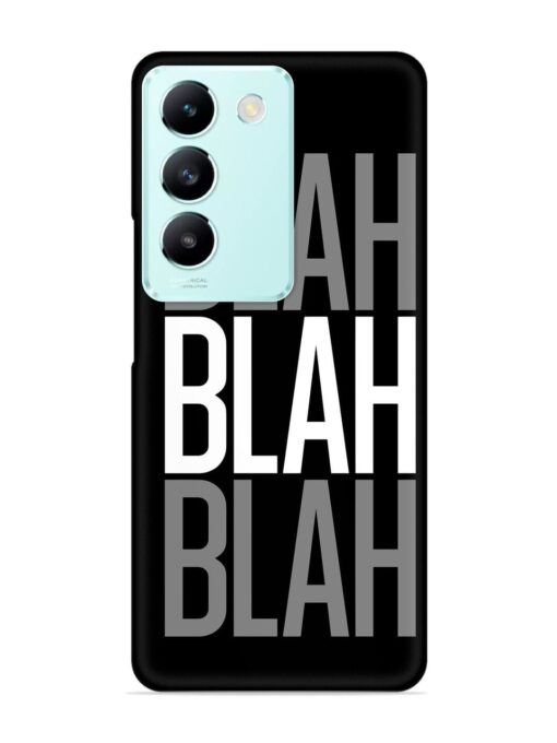 Blah Blah Blah Wallpaper Snap Case for Vivo Y200E (5G) Zapvi