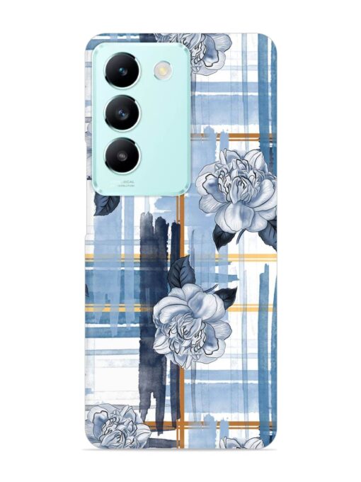 Watercolor Pattern Rose Snap Case for Vivo Y200E (5G) Zapvi