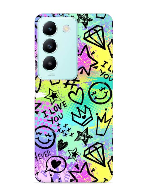 Bright Seamless Pattern Snap Case for Vivo Y200E (5G) Zapvi