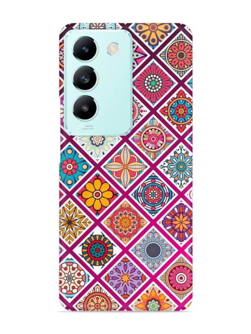 Seamless Tile Pattern Snap Case for Vivo Y200E (5G) Zapvi