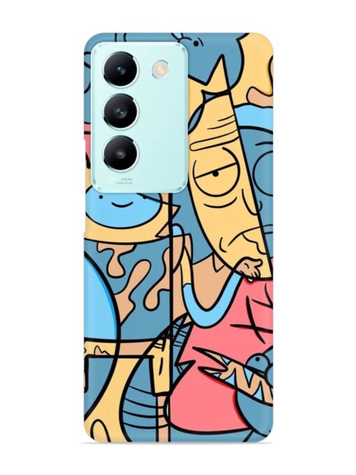 Silly Face Doodle Snap Case for Vivo Y200E (5G) Zapvi