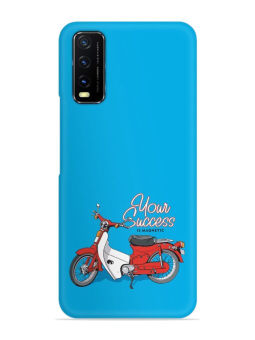 Motorcycles Image Vector Snap Case for Vivo Y20A Zapvi