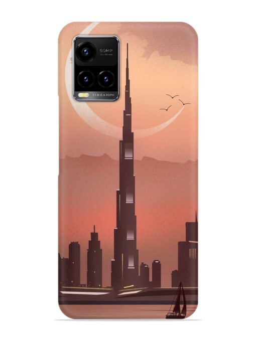 Landmark Burj Khalifa Snap Case for Vivo Y21 Zapvi