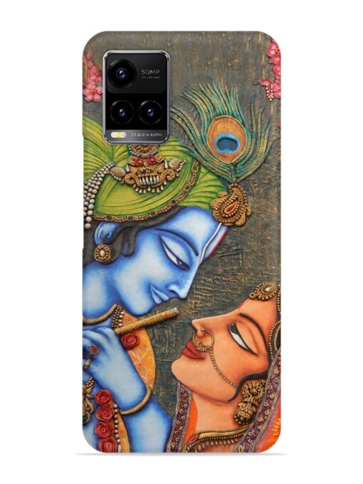 Lord Radha Krishna Flute Art Snap Case for Vivo Y21 Zapvi