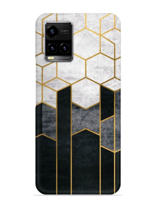 Cube Marble Art Snap Case for Vivo Y21 Zapvi