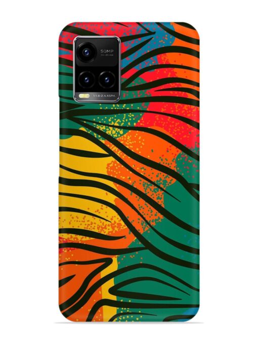 Bright Colorful Snap Case for Vivo Y21 Zapvi