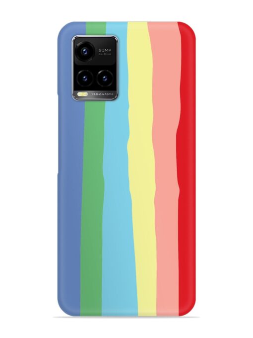 Rainbow Premium Shade Snap Case for Vivo Y21 Zapvi