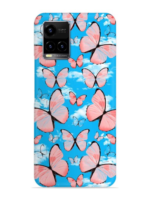 Seamless Pattern Tropical Snap Case for Vivo Y21 Zapvi