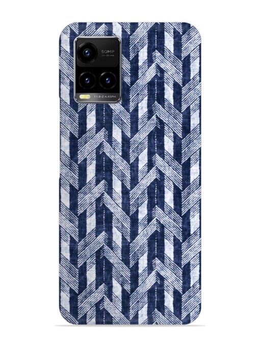 Abstract Herringbone Motif Snap Case for Vivo Y21