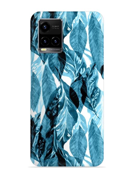 Leaves Pattern Jungle Snap Case for Vivo Y21 Zapvi