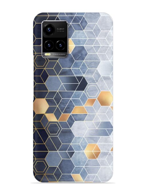 Geometric Abstraction Hexagons Snap Case for Vivo Y21 Zapvi