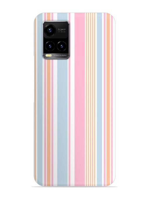 Stripe Seamless Pattern Snap Case for Vivo Y21