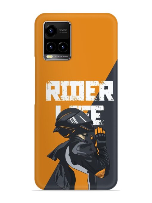 Rider Life Snap Case for Vivo Y21 Zapvi