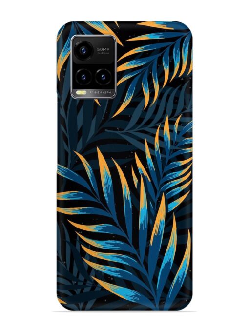 Abstract Leaf Art Snap Case for Vivo Y21A Zapvi