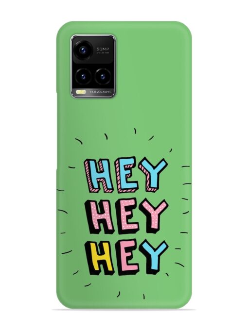 Hey Vector Cartoon Snap Case for Vivo Y21A Zapvi