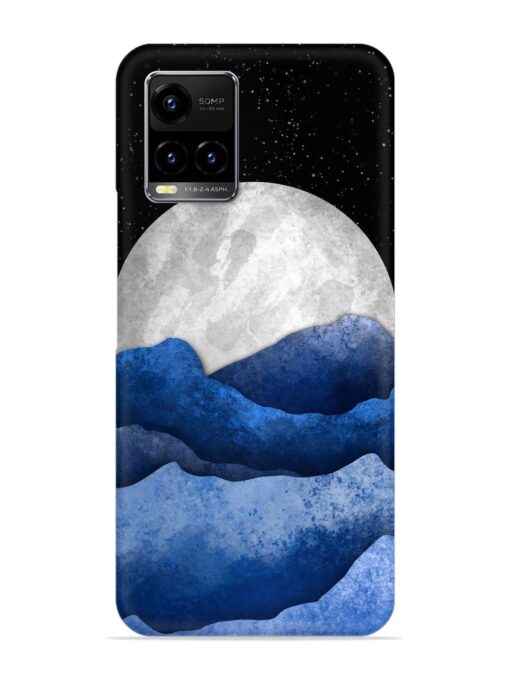 Full Moon Mountain Vector Snap Case for Vivo Y21A Zapvi