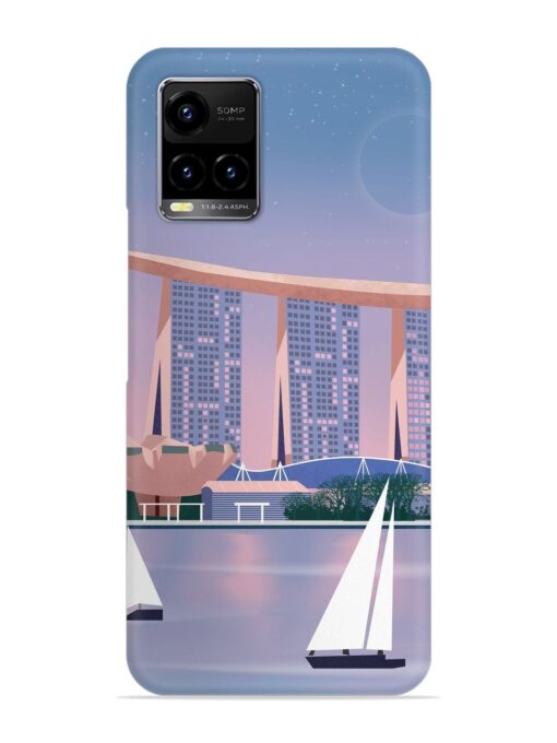 Singapore Scenery Architecture Snap Case for Vivo Y21G Zapvi