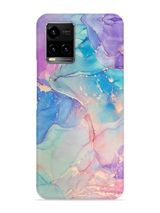 Alcohol Ink Colors Snap Case for Vivo Y21G