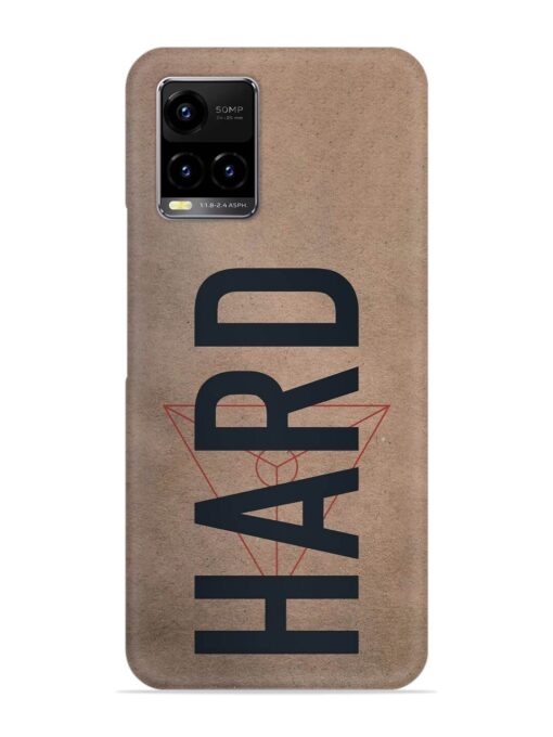 Hard Typo Snap Case for Vivo Y21G Zapvi