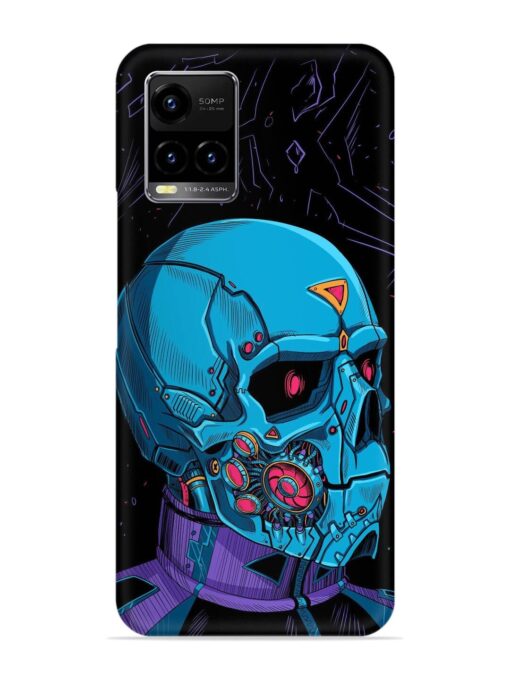 Skull Robo Vector Snap Case for Vivo Y21G Zapvi