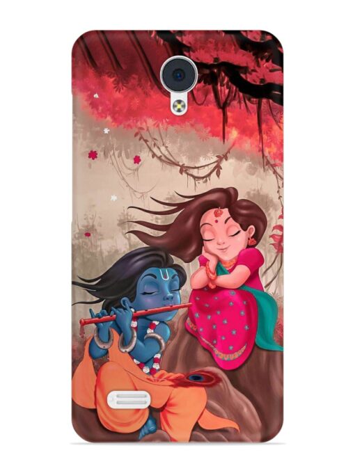 Radhe Krishna Water Art Snap Case for Vivo Y21L