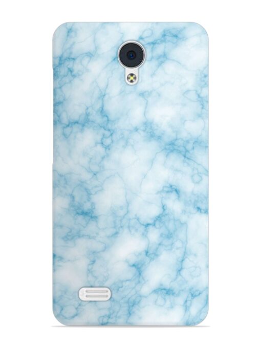 Blue White Natural Marble Snap Case for Vivo Y21L