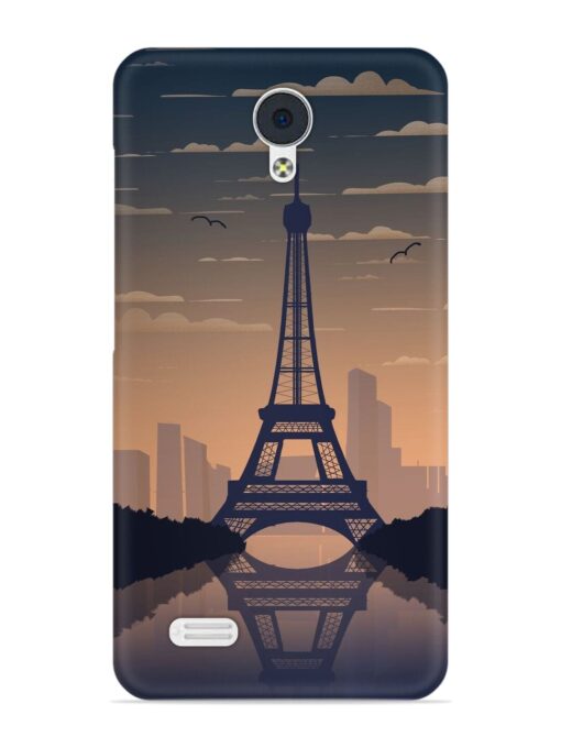 France Paris Eiffel Tower Gradient Snap Case for Vivo Y21L Zapvi