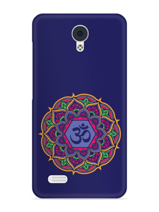 Om Mandala Art Blue Snap Case for Vivo Y21L Zapvi