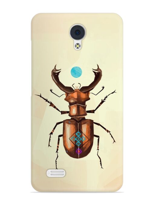 Stag Beetle Vector Snap Case for Vivo Y21L Zapvi